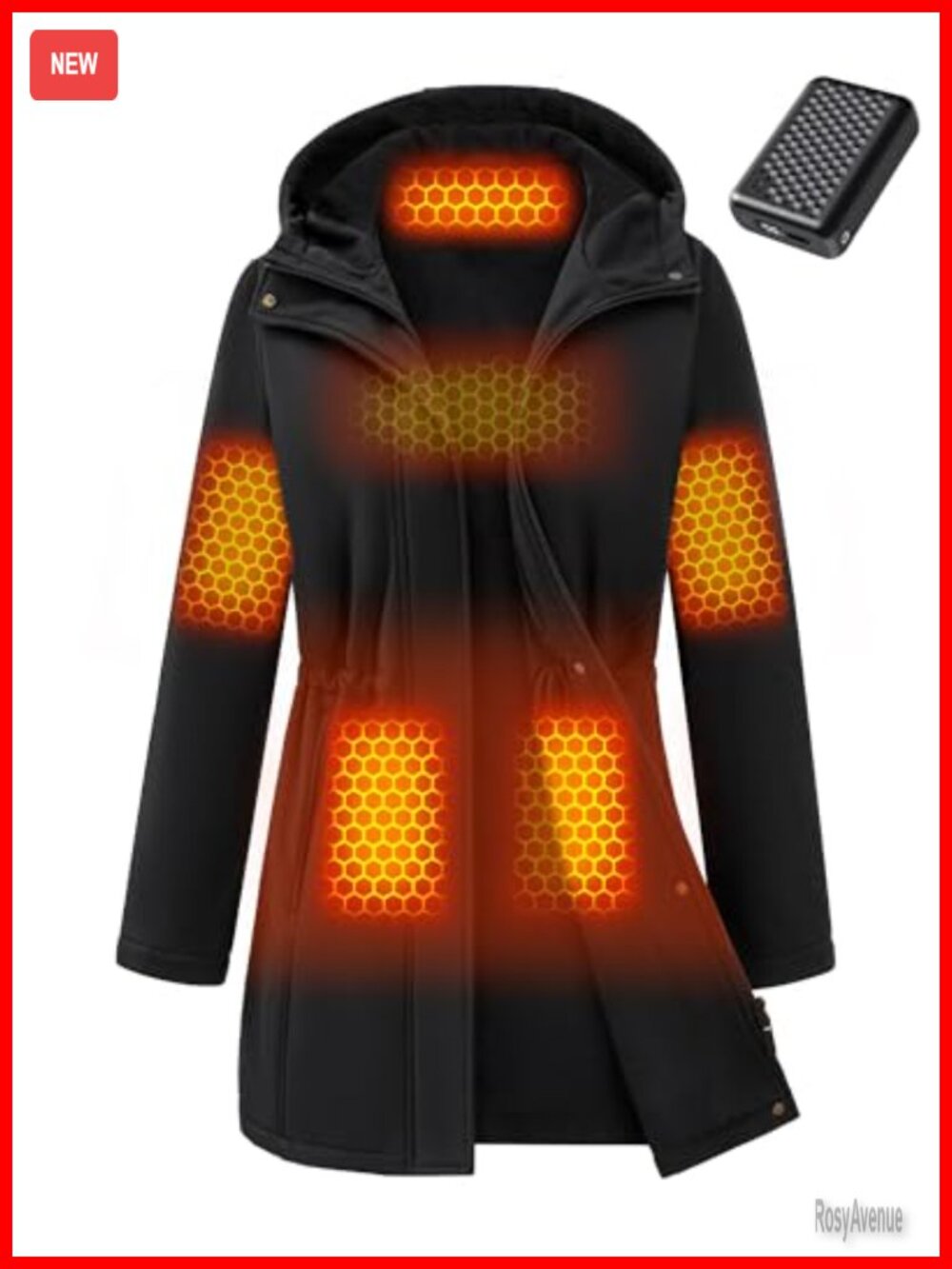 Graphene Heated Softshell Jacket 12V Fast Charge 18400mAh Womens